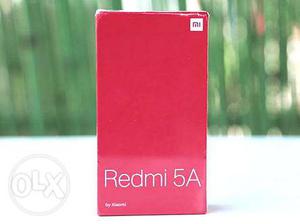 Redmi 5A Brand New Mobile(BOX PACK) with bill and warranty.