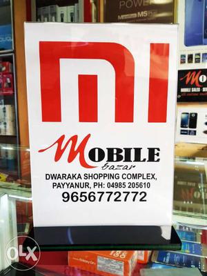 Redmi all mobiles available... With 1 year shop