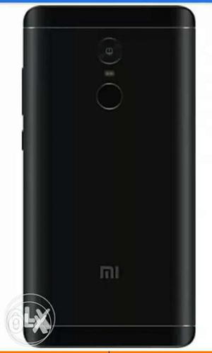 Redmi note 4 black color, 4gb ram and 64gb rom, 3