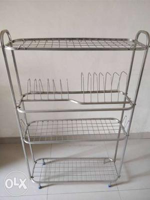 Steel Utensils and Kitchen rack