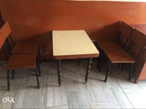 Tables and chairs for sale..