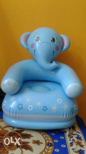 Teal Elephant Inflatable Chair