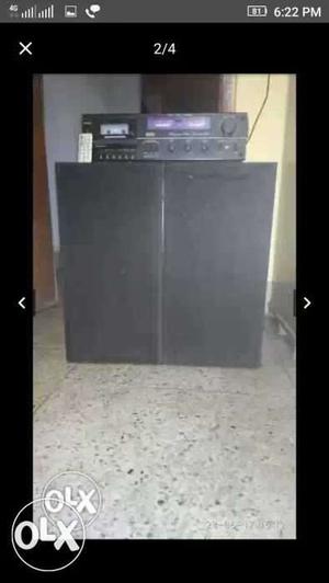 Urgent Benz amplifier with two big box sale 8" 4"
