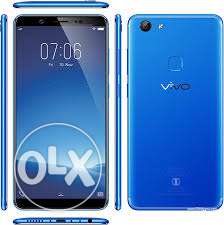 Vivo v7 new condision only 5 days old blue colour h