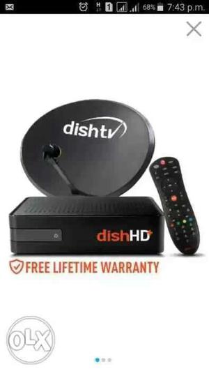Dishtv HD Lifetime warranty free