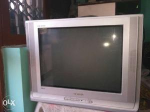 Gray Panasonic Widescreen CRT TV