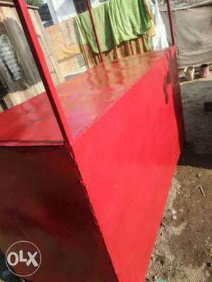 Red Metal Food counter