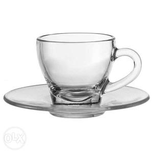 Set of 6 espresso cup and saucer brand new.