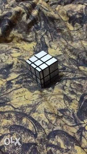 Silver Irregular Rubics Cube