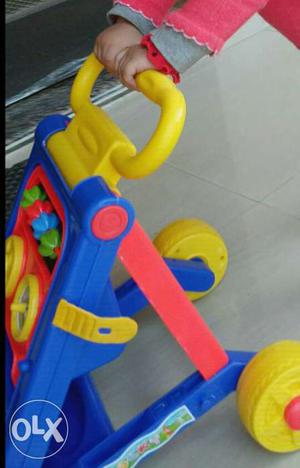 Yellow, Blue And Red Learning Activity Walker..only 10 days