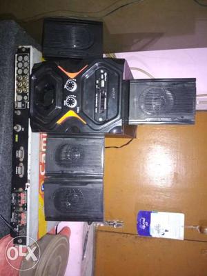 Black 4.1 Multimedia Speaker System