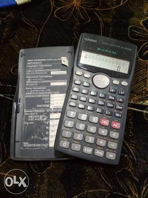 Black And Gray Casio Calculator