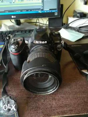 Black Nikon D200 DSLR Camera