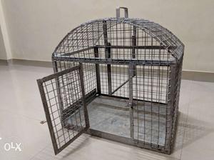 Cage for pet birds. hand made of mild steel.
