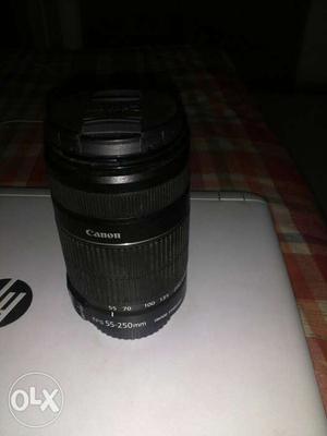 Canon 55_250 mm crop shoot leans new condition