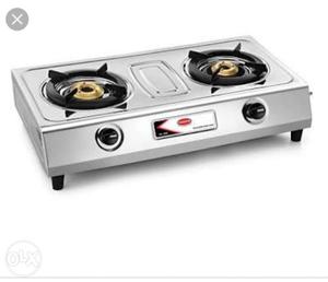 Double burner Gas stove and 3ltr rice cooker