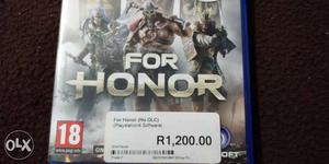 For Honor PS4 Game Case