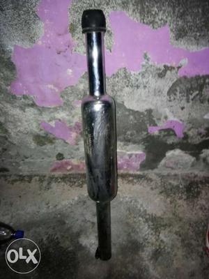 Gray Steel Exhaust Pipe