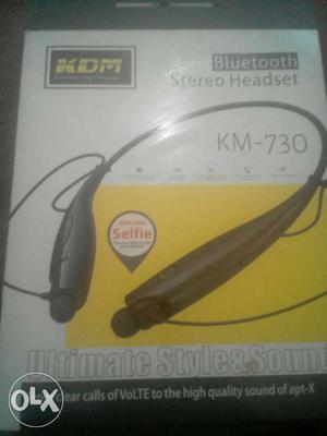 Kdm Bluetooth Headset Full Box.not used goo item