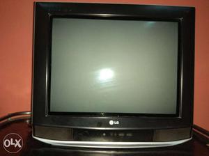 LG Flat TV, new condition with trolley (fixed price)