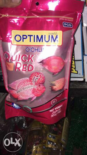 Optimum Quick Red Fish Food Pack
