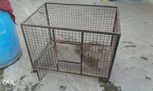 Pet cage black colour for sale