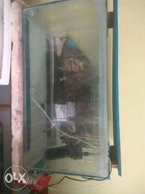 Rectangular Grey Framed Fish Tank