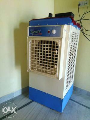 White And Blue Sansuk Air Cooler