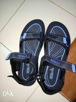Black-and-blue VKC Pride Hiking Sandals