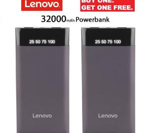 Buy 1 Get 1 Lenovo 32000mAh Power Bank