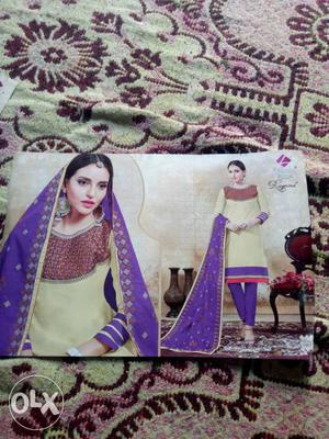Dress metrical of libaas with cotton dupatta