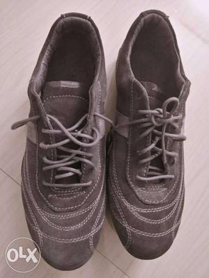 Pair Of Gray Low Top Sneakers (Woodland) (NOT USED YET)