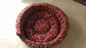 Red, Blue, And Yellow Pet Bed