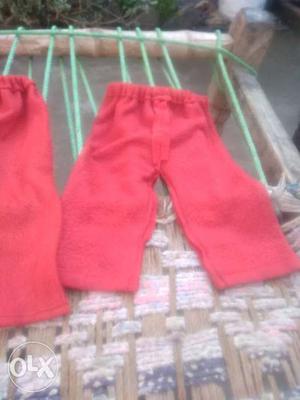 Red Drawstring Pants