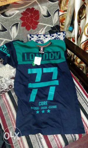 Teal And Blue London 77 Crew-neck T-shirt
