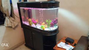 3 feet bullet imported fish tank. internal and