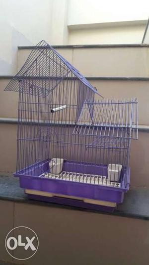 6 month old cage in good condition for sale
