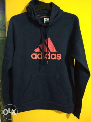 Black And Red Adidas Pullover Hoodie medium large size brand