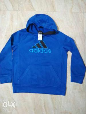 Blue Adidas Hoodie small size and other hoodies each