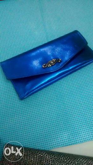 Blue Pouch Bag