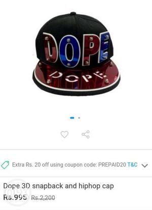 Dope 3D Snapback And Hiphop Cap