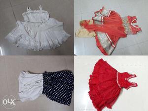 Frock, Ethinic wear, Party wear - Sparingly used (10