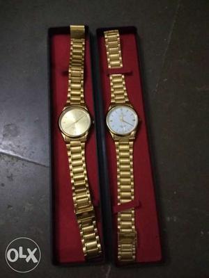 Golden watchs
