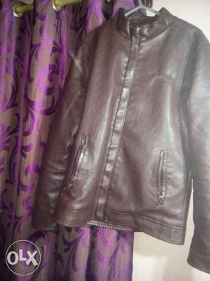 Kanpur Leather Woodland Jacket Excellent