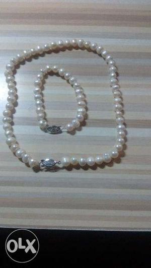 Pearl(original) necklace and bracelet
