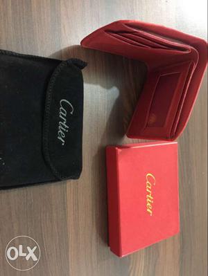 Red And Black Cartier Wallets