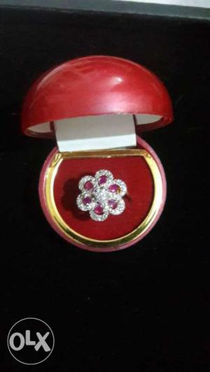 Red ruby A. D ring