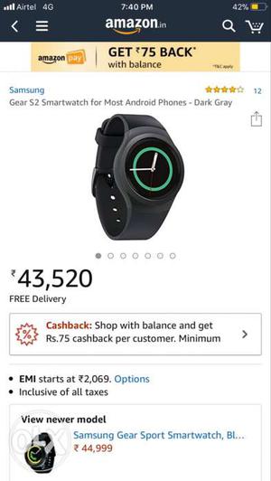 Samsung Smart Watch S2 Gear
