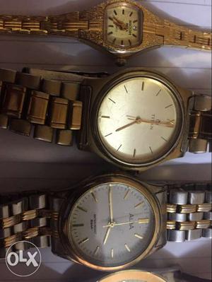 Set of 2 gents and one ladies watch