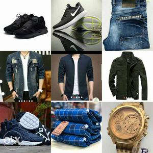 Shoes, Jeans, Shirt,jacket Watches In Offer